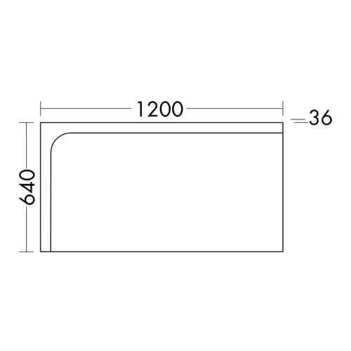 Зеркало в ванную Burgbad Sinea SICL120 L 64х120 - фото 2