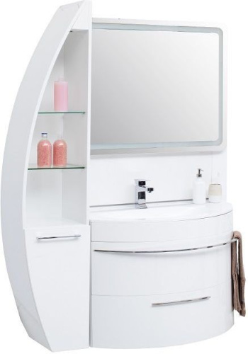 Шкаф-пенал De Aqua Эскалада 00167340 35х35х176 подвесной - фото 5