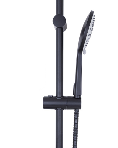 Душевая стойка Agger Breeze A0193544 настенная цвет черный - фото 5