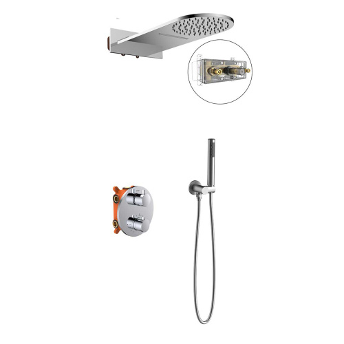 Душевая система Vincea VSFW-104TCH встраиваемая в стену с термостатом - фото 4