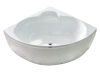 Ванна акриловая Royal Bath FANKE RB581200 140х140 угловая четверть круга без каркаса