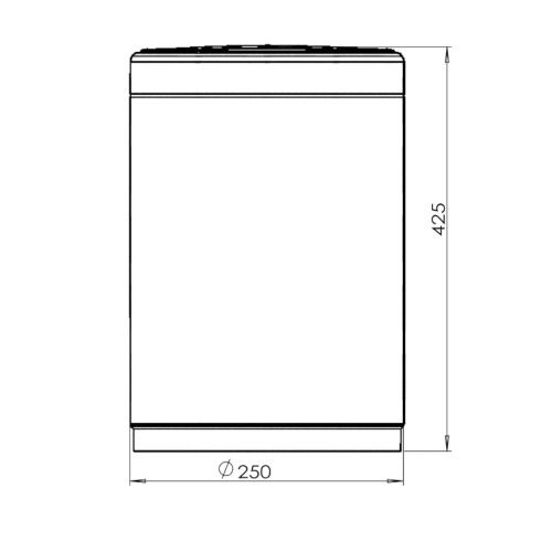 Ведро мусорное Java S-882-12R - фото 3