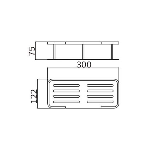 Полка в ванную комнату Fashun A5336 - фото 3