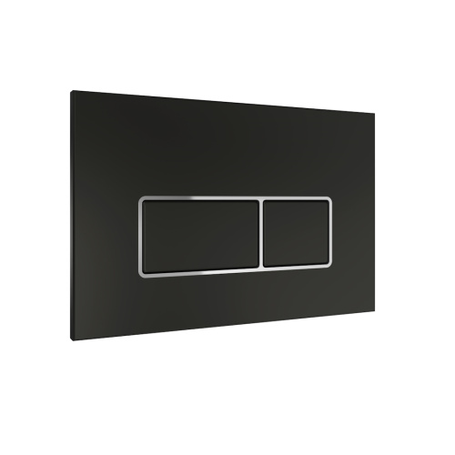 Клавиша смыва механическая Teymi Helmi T70205 цвет черный/хром - фото 4