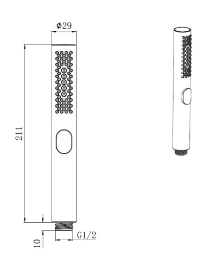 Душевая лейка Allen Brau Priority 5.31A20-00 хром - фото 4
