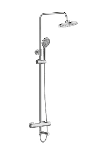 Душевая стойка Orange Thermo T02S3-911cr настенная цвет хром с термостатом - фото 2