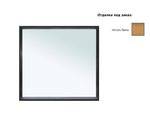 Зеркало в ванную Allen Brau Reality 1.32016.BB 60х75 цвет черный - фото 2
