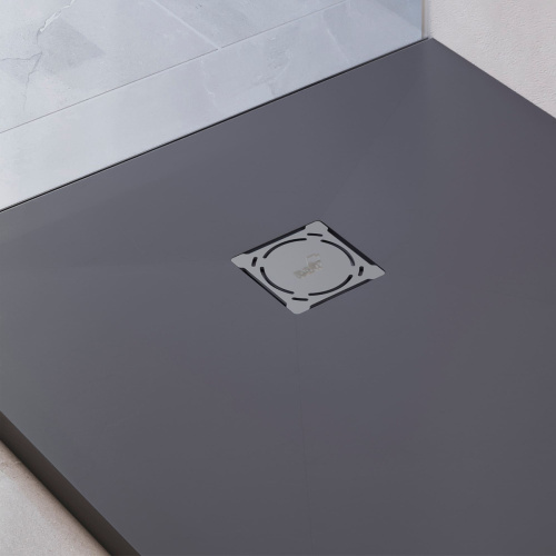 Душевой поддон из искусственного камня RGW Stone Tray (Стоун Трей) 16152088-02 80х80 серый без ножек - фото 4