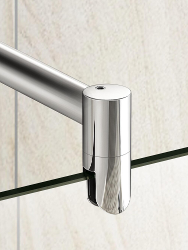 Душевая перегородка WeltWasser WW400 10000006434 50х185 стекло прозрачное профиль хром глянцевый - фото 4