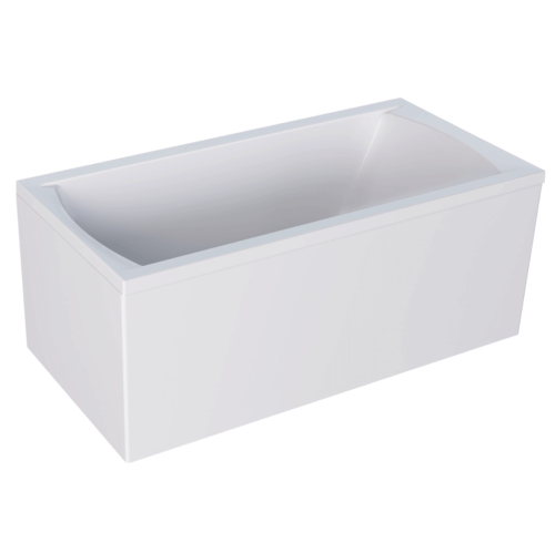 Ванна акриловая 1MarKa MODERN 01мод1270 120х70 пристенная прямоугольная без ножек и каркаса - фото 2