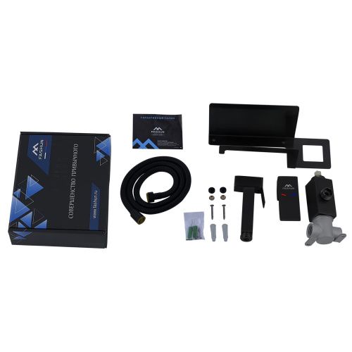 Гигиенический душ со смесителем Fashun A57704-7 черный - фото 4