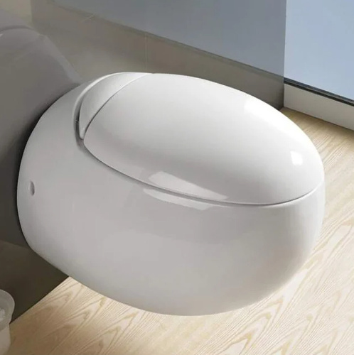 Унитаз подвесной WeltWasser 10000003809 белый глянцевый с сиденьем микролифт безободковый душевой смыв - фото 3