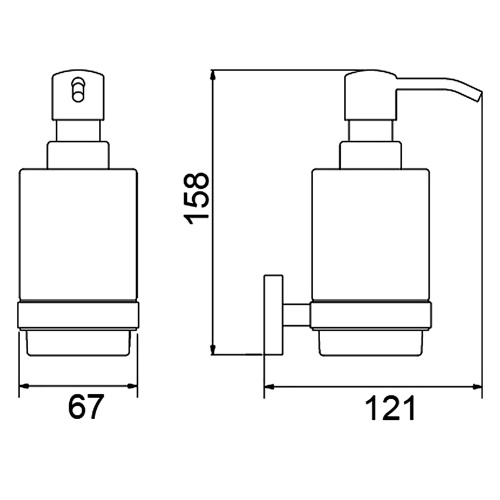 Дозатор Timo Saona 13039/00 - фото 2