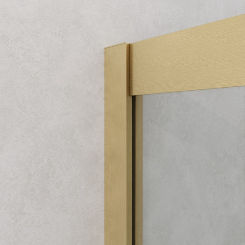 Душевой уголок Cezares RELAX 304 RELAX-304-A-2-80-C-BORO 80х80 стекло прозрачное профиль золото брашированное без поддона - фото 5