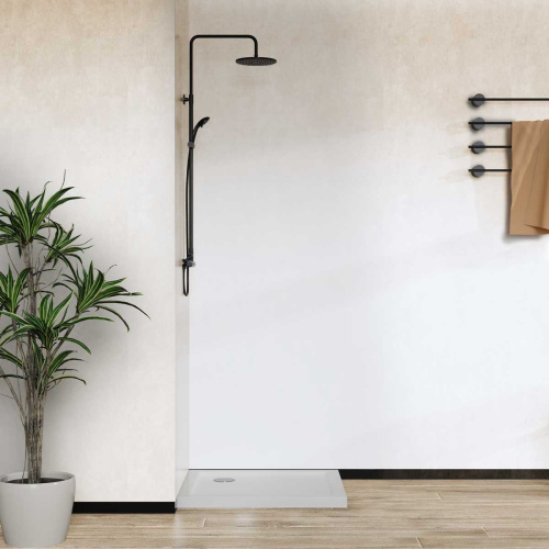 Душевой поддон Vincea H50 VST-5AS-8080 80х80 акрил белый с каркасом - фото 4