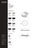 Раковина керамическая Disegno Ceramica Slim SL04000055 40х40 накладная цвет коричневый