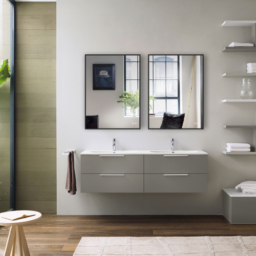 Зеркало в ванную Vincea VLM-3VN500B-2 50х70 цвет черный