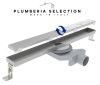 Душевой лоток Plumberia Selection PSL LINEAR PSL60MT 60х5 нержавеющая сталь