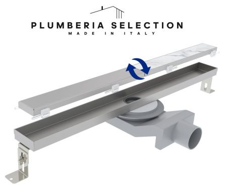 Душевой лоток Plumberia Selection PSL LINEAR PSL60MT 60х5 нержавеющая сталь