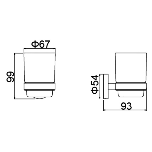 Стакан для зубных щеток Timo Saona 13031/17 - фото 2