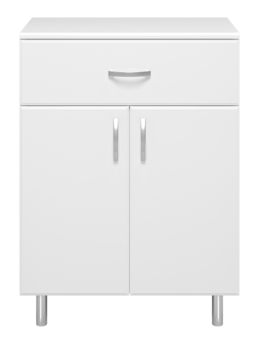 Тумба Misty Э-Люс07060-011Бк 60х35х72 напольная цвет белый - фото 2