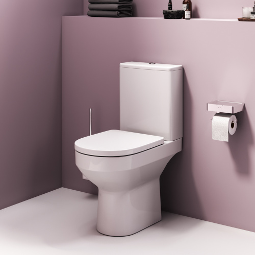 Комплект унитаз-компакт напольный с бачком и аксессуарами для ванной комнаты Am.Pm Spirit CK70DC - фото 3