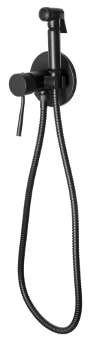 Гигиенический душ со смесителем Remer N65NO черный матовый - фото 2
