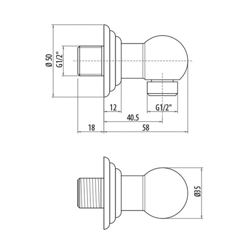 Шланговое подключение Gattoni Programma Doccia PRARE11V0 - фото 2