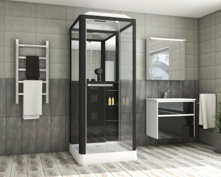 Душевая кабина Grossman GR221 90х90 квадратная с крышей ориентация универсальная