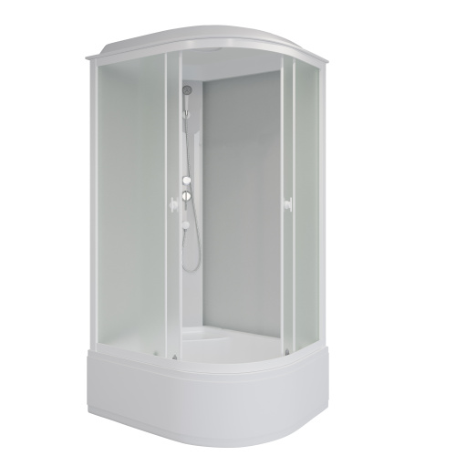 Душевая кабина Niagara Promo P90/80/40L/MT 90х80 асимметричная с крышей ориентация левая - фото 2