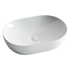 Раковина из сантехнического фарфора Ceramica Nova ELEMENT CN5009 60х40 накладная цвет белый без отверстий под смеситель