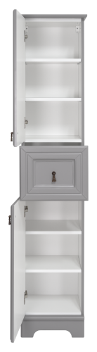 Шкаф-пенал Misty Лувр П-Лвр04035-1504Л 38х31х179 напольный - фото 2