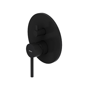 Смеситель для ванны и душа Damixa Scandinavian Pure 367100300 встраиваемый в стену черный