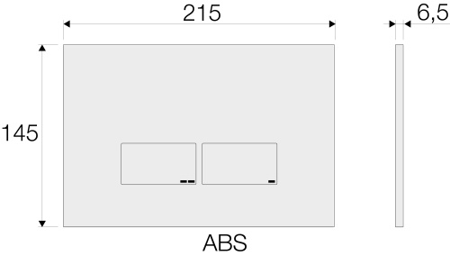 Клавиша смыва механическая Valsir P3 VS0869235 цвет хром - фото 3