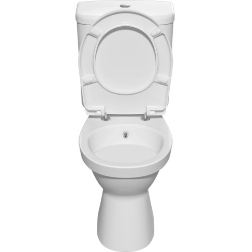 Унитаз напольный с бачком Vitra EISBERG 9844B099-7204 белый с сиденьем микролифт каскадный смыв - фото 2