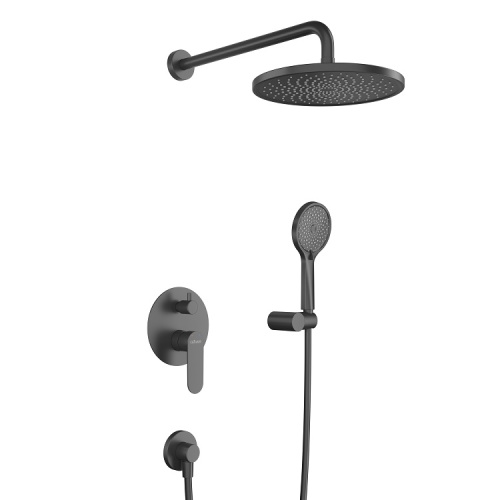 Душевая система Cezares STYLUS STYLUS-DSET-NOP встраиваемая цвет черный матовый - фото 2