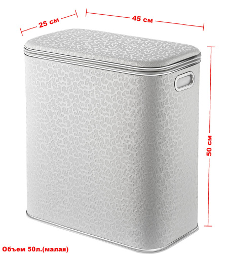 Корзина для белья Geralis Flower FWH-M - фото 2