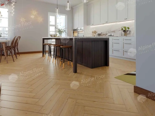 Кварцвиниловая плитка Alpine Floor Parquet LVT ECO-16-27 Дуб Хатиса толщина 0.25 см 43 класс 590х118 - фото 2