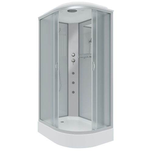 Душевая кабина Niagara Classic 33121423LG 120х80 асимметричная с крышей ориентация левая