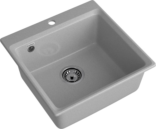 Кухонная мойка Granfest Level LV-510 серый 51х50 цвет серый поверхность матовая - фото 2