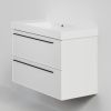 Тумба с раковиной La Fenice Elba TWIN NFNC-01-ELB-B-100-2-3-100 100х50 подвесная цвет белый