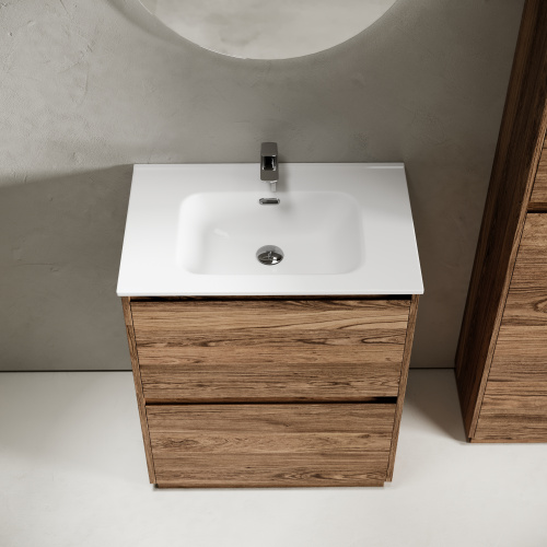 Тумба под раковину Sancos Libra Floor LB70FECH 69х45х84 напольная цвет дуб чарльстон - фото 5