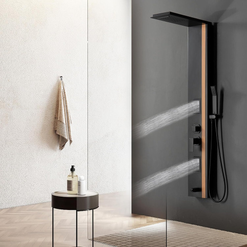 Душевая панель Cerutti SPA CT10400 прямоугольная настенная - фото 2