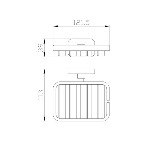 Мыльница с держателем Wonzon & Woghand GRAFFITY WW-9324-BN - фото 2