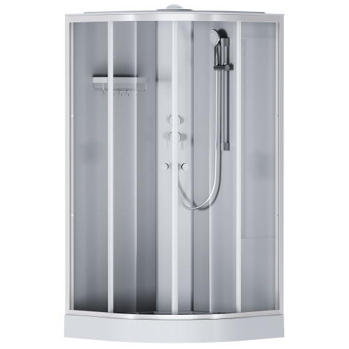 Душевая кабина Am.Pm X-Joy W94C-401-100MT 100х100 четверть круга без крыши ориентация универсальная - фото 2