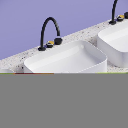 Раковина из сантехнического фарфора Ceramica Nova ELEMENT CN6053 60х40 накладная цвет белый без отверстий под смеситель - фото 4