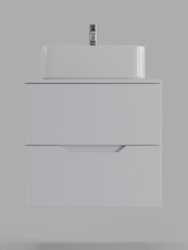 Тумба с раковиной Orange Line Li-60TuwMDF+B02-460W 61х46х70 - фото 3