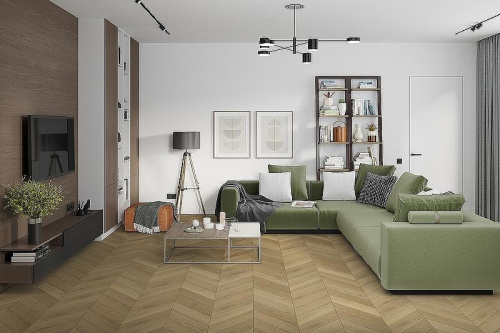 Кварцвиниловая плитка Damy Floor CHEVRON LVT DF10-Ch-LVT Сен-Клу толщина 0.25 см 43 класс 600х127 - фото 5