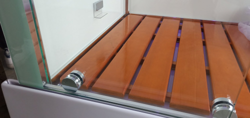 Душевая кабина Acquazzone Viktoria 120SL-R с паром 120х90 прямоугольная с крышей ориентация правая - фото 2