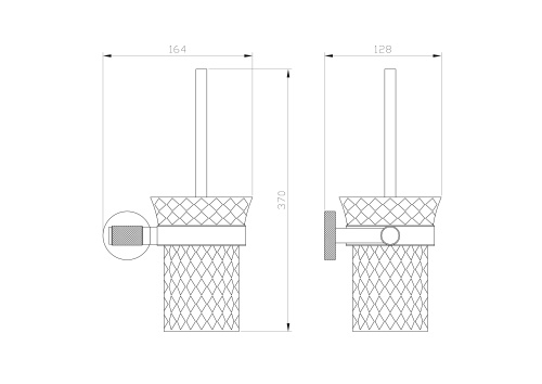 Ершик Wonzon & Woghand Majestic WW-9229 - фото 2